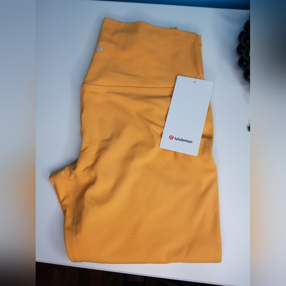lululemon athletica Pants - Lululemon Align High Rise Crop 23" in Mango Dream